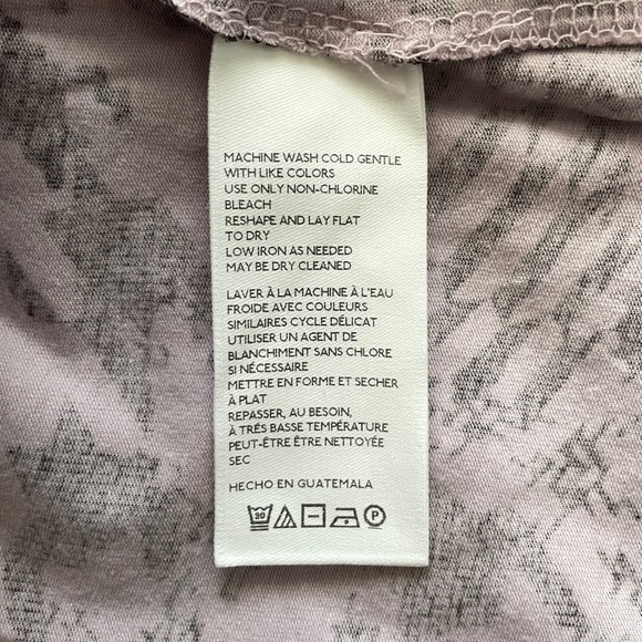 NWT Maeve Anthropologie PP Motif Lavender Mock Neck Top Houndstooth Size XL - Picture 12 of 13